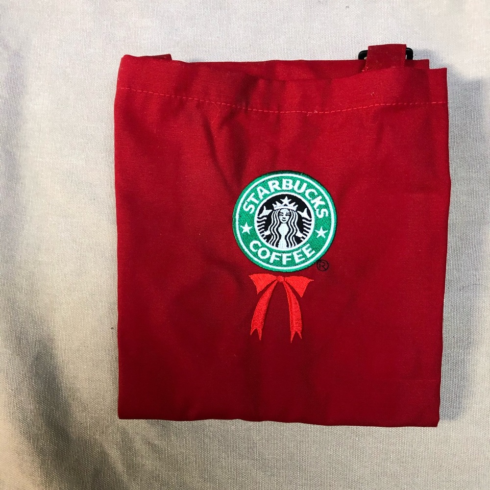 COPY - Starbucks Holiday Apron (New, vintage old Starbucks logo)